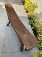 Jenny bench with vintage teakwood