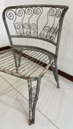 Old vintage metal chair - Image 2