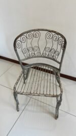 Old vintage metal chair