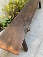 Serena bench vintage teakwood