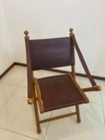 Serra brown Leather chair  Seat - Image 3