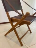 Serra brown Leather chair  Seat - Image 2