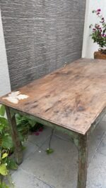 Vintage dining table /desk  Designed with mother of pearl