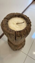 Vintage wood candle - Image 2