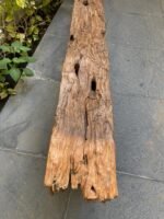 Wabi sabi teakwood bench - Image 3