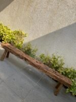 Wabi sabi teakwood bench