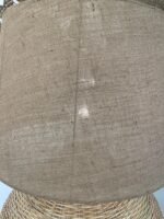 Miso XLarge rattan floor lamp with jute shade
