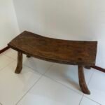 Small vintage wood bench