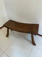 Small vintage wood bench