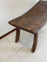 Small vintage wood bench - Image 2