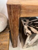 Vintage solid teakwood console - Image 4