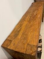 Vintage solid teakwood console - Image 2