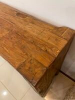 Vintage solid teakwood console - Image 3