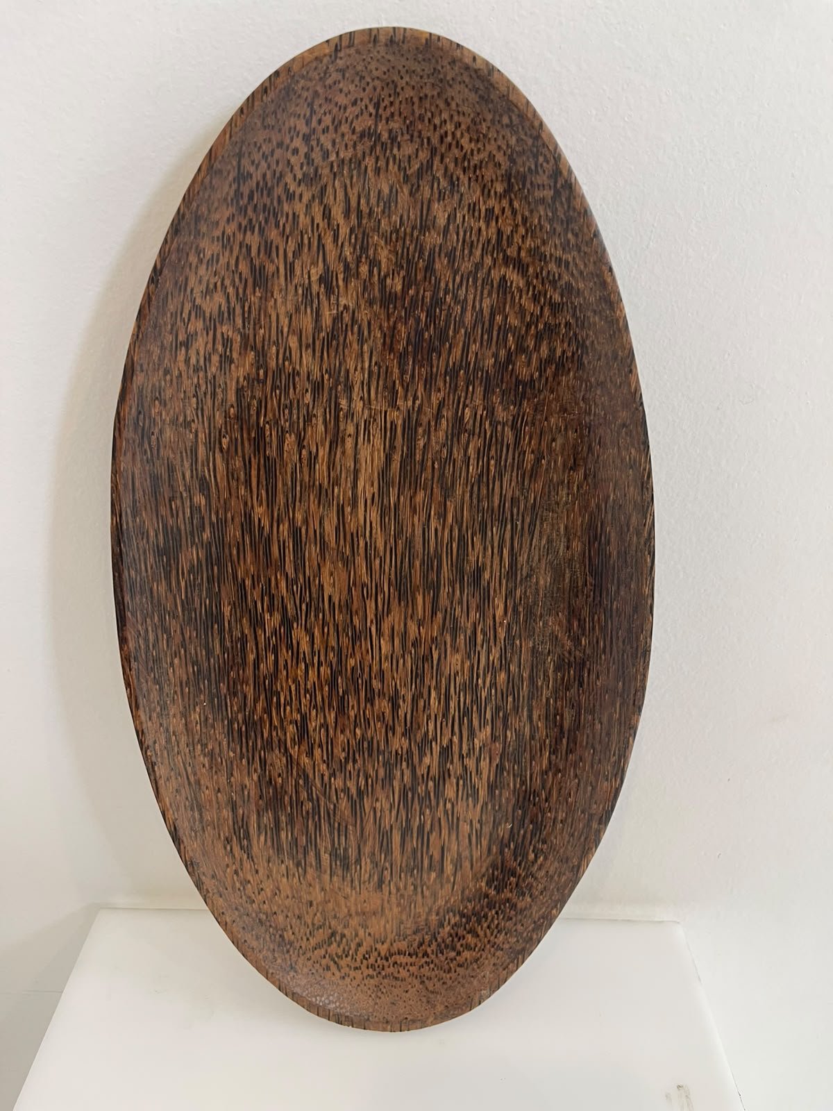 Oval palm wood plate- Oval palm wood plate - Image 1