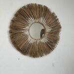 Raffia mirror