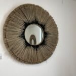 Raffia mirror