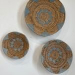 Rattan wall decor