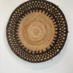 Rattan wall decor