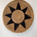 Rattan wall decor