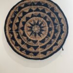 Rattan wall decor
