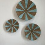 Rattan wall decor