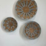 Rattan wall decor