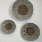 Rattan wall decor