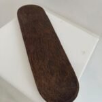 Long oval palm wood plate